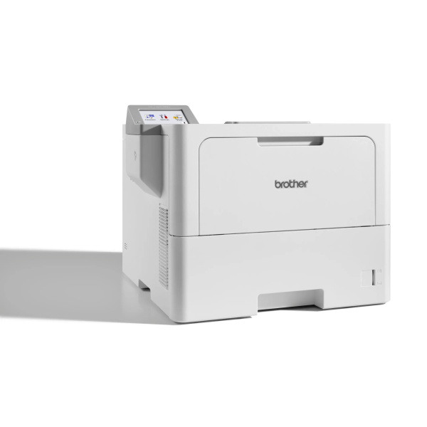 a white printer with a screen